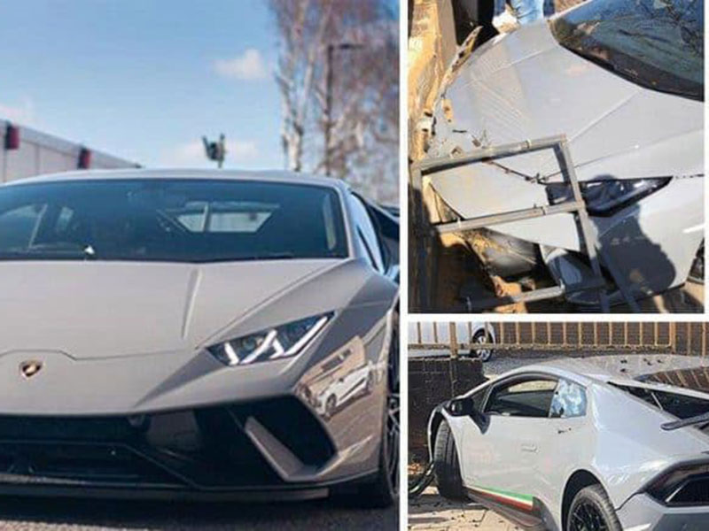 اضغط لمشاهدة الفيديو: استعراض فاشل يحول لامبورجيني فاخرة إلى حطام!